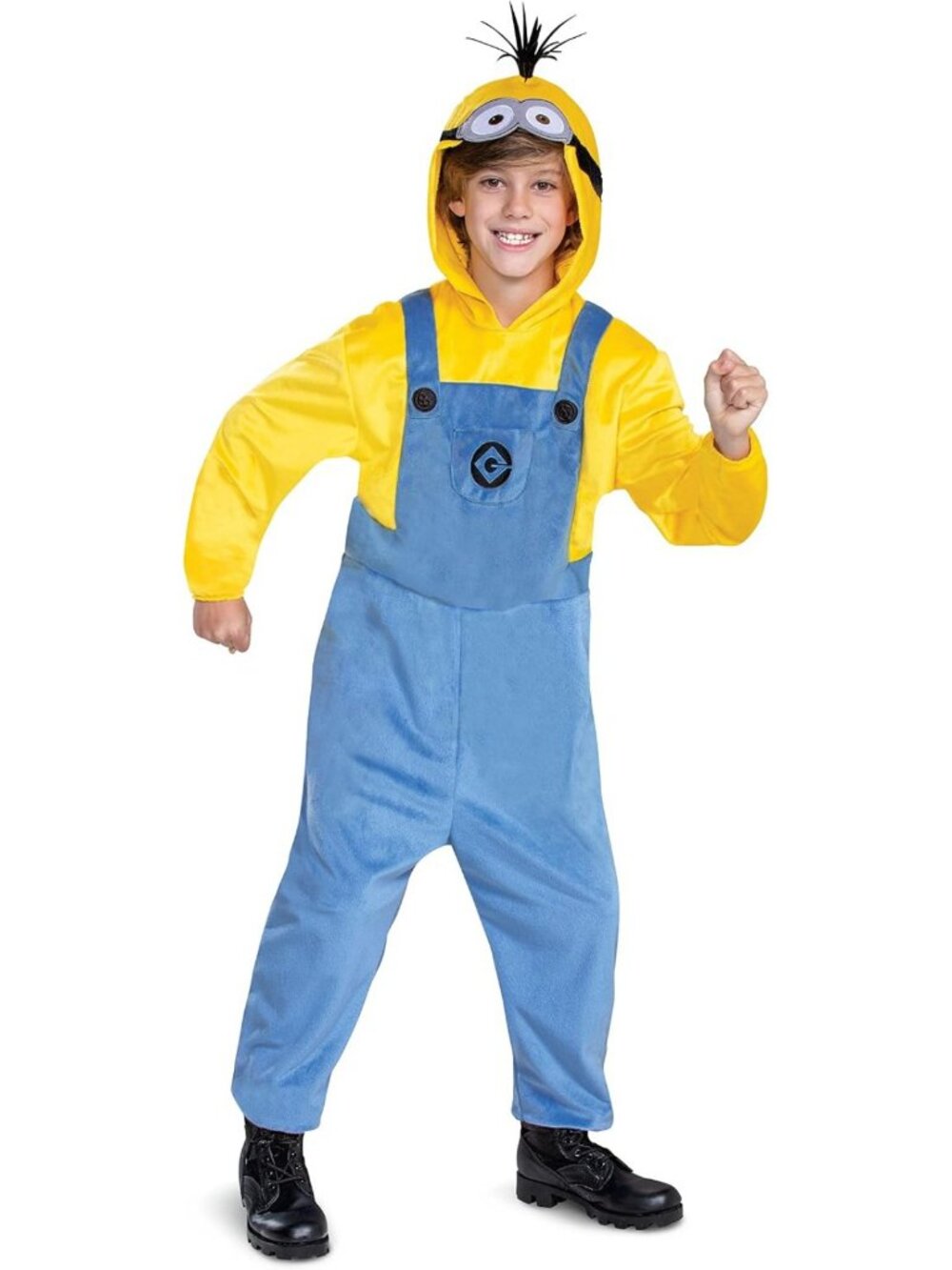 Kids Kevin Minion Costume Outfit & Headpiece - Official Rise of Gru Size S (4-6)